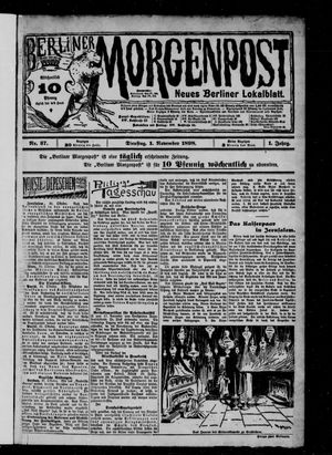 Berliner Morgenpost vom 01.11.1898