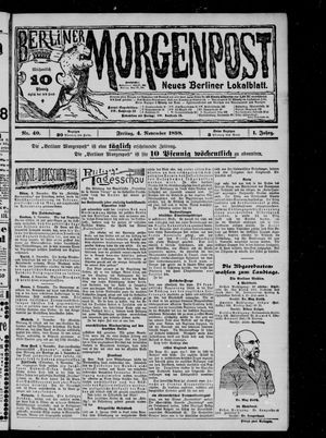 Berliner Morgenpost vom 04.11.1898