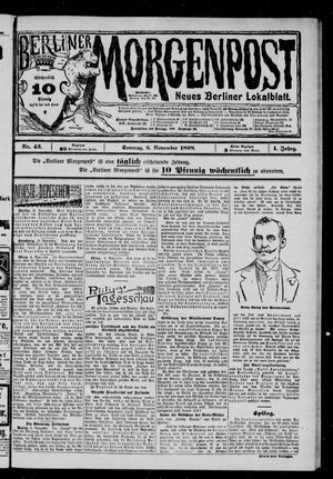 Berliner Morgenpost vom 06.11.1898