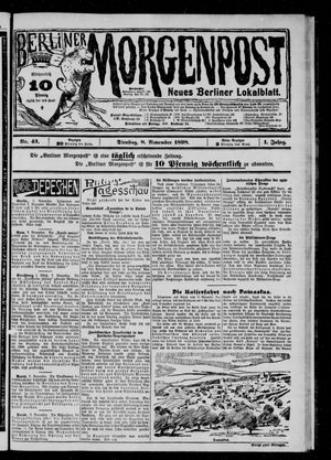 Berliner Morgenpost vom 08.11.1898