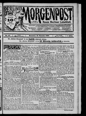 Berliner Morgenpost vom 12.11.1898