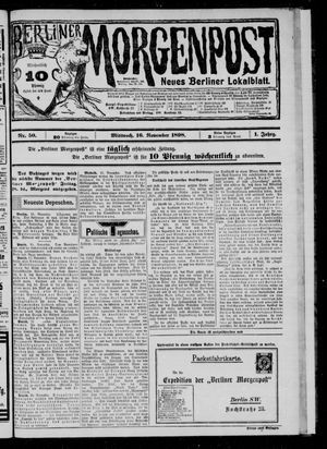 Berliner Morgenpost vom 16.11.1898