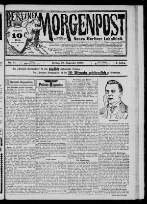 Berliner Morgenpost vom 18.11.1898