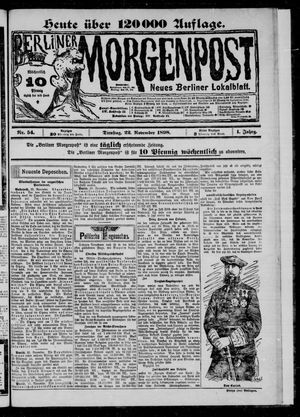 Berliner Morgenpost vom 22.11.1898