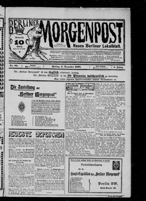 Berliner Morgenpost vom 02.12.1898