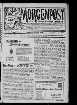 Berliner Morgenpost vom 04.12.1898