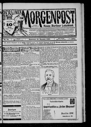 Berliner Morgenpost vom 10.12.1898