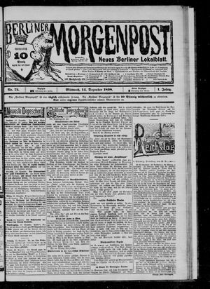 Berliner Morgenpost vom 14.12.1898
