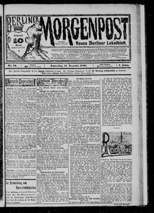 Berliner Morgenpost vom 15.12.1898