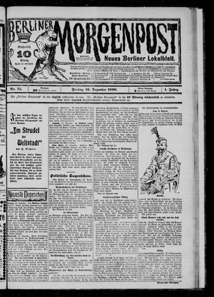 Berliner Morgenpost on Dec 16, 1898