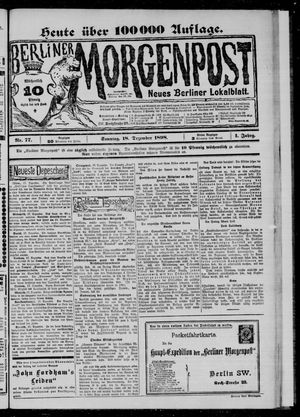 Berliner Morgenpost on Dec 18, 1898