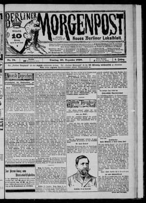 Berliner Morgenpost vom 20.12.1898