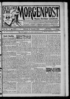 Berliner Morgenpost vom 21.12.1898