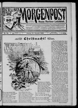 Berliner Morgenpost vom 25.12.1898