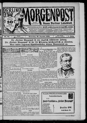 Berliner Morgenpost on Dec 29, 1898