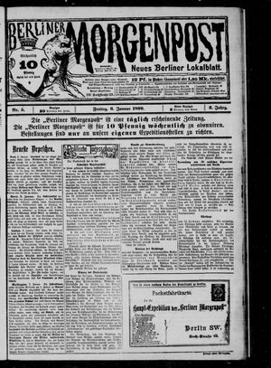 Berliner Morgenpost vom 06.01.1899