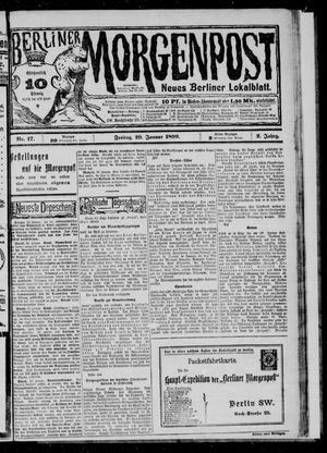 Berliner Morgenpost vom 20.01.1899