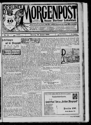Berliner Morgenpost vom 22.01.1899