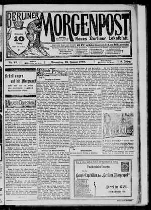 Berliner Morgenpost vom 26.01.1899