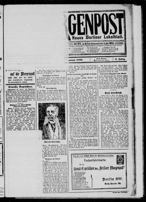 Berliner Morgenpost vom 28.01.1899