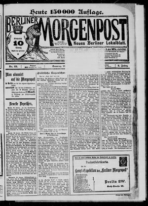 Berliner Morgenpost on Jan 29, 1899
