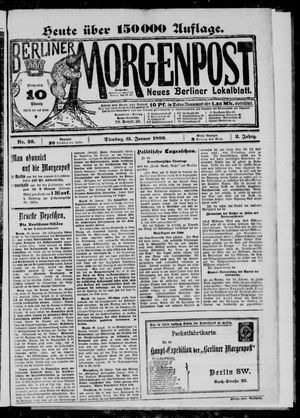 Berliner Morgenpost vom 31.01.1899