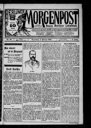 Berliner Morgenpost on Feb 2, 1899