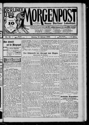 Berliner Morgenpost vom 12.02.1899