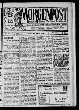 Berliner Morgenpost vom 14.02.1899
