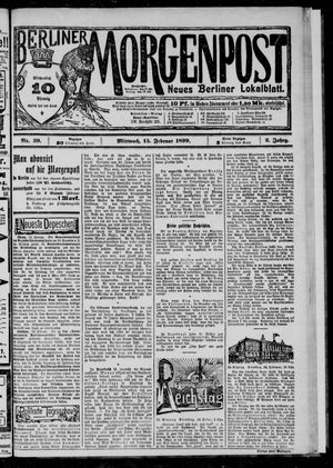 Berliner Morgenpost vom 15.02.1899