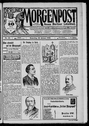 Berliner Morgenpost vom 23.02.1899