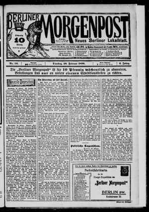 Berliner Morgenpost vom 28.02.1899