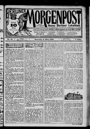 Berliner Morgenpost vom 09.03.1899