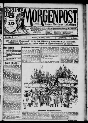 Berliner Morgenpost vom 19.03.1899
