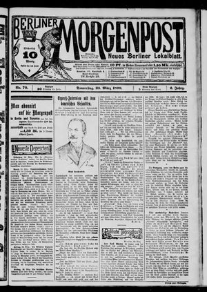 Berliner Morgenpost vom 23.03.1899