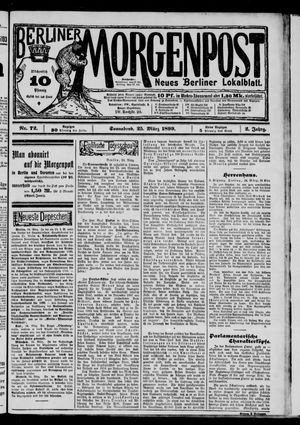 Berliner Morgenpost vom 25.03.1899
