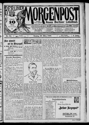 Berliner Morgenpost vom 28.03.1899