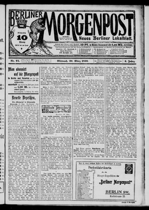 Berliner Morgenpost vom 29.03.1899