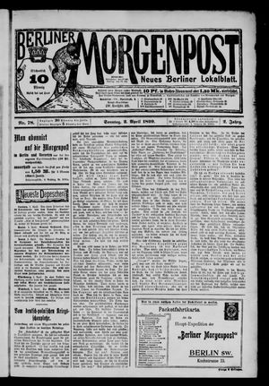 Berliner Morgenpost vom 02.04.1899