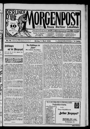 Berliner Morgenpost vom 07.04.1899