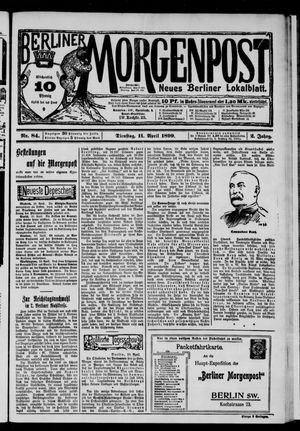 Berliner Morgenpost vom 11.04.1899