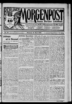 Berliner Morgenpost vom 12.04.1899