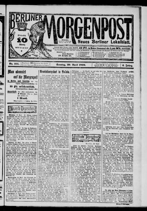 Berliner Morgenpost on Apr 30, 1899