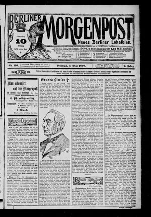 Berliner Morgenpost vom 03.05.1899