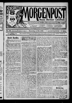 Berliner Morgenpost vom 04.05.1899