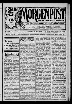 Berliner Morgenpost vom 11.05.1899