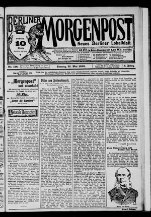 Berliner Morgenpost vom 21.05.1899