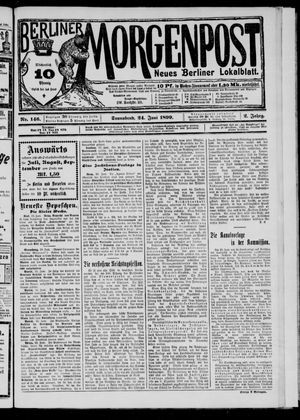 Berliner Morgenpost vom 24.06.1899