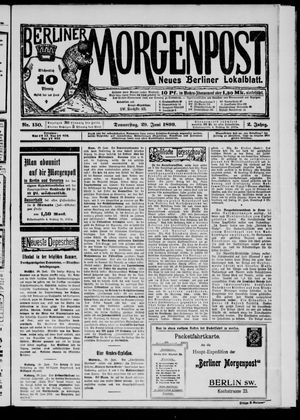 Berliner Morgenpost vom 29.06.1899