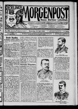 Berliner Morgenpost vom 13.07.1899